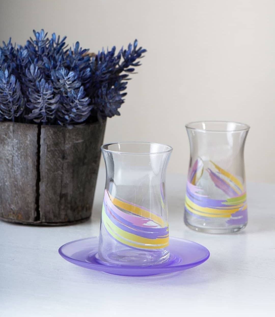 استکان نعلبکی طرح TONE برند LAV
