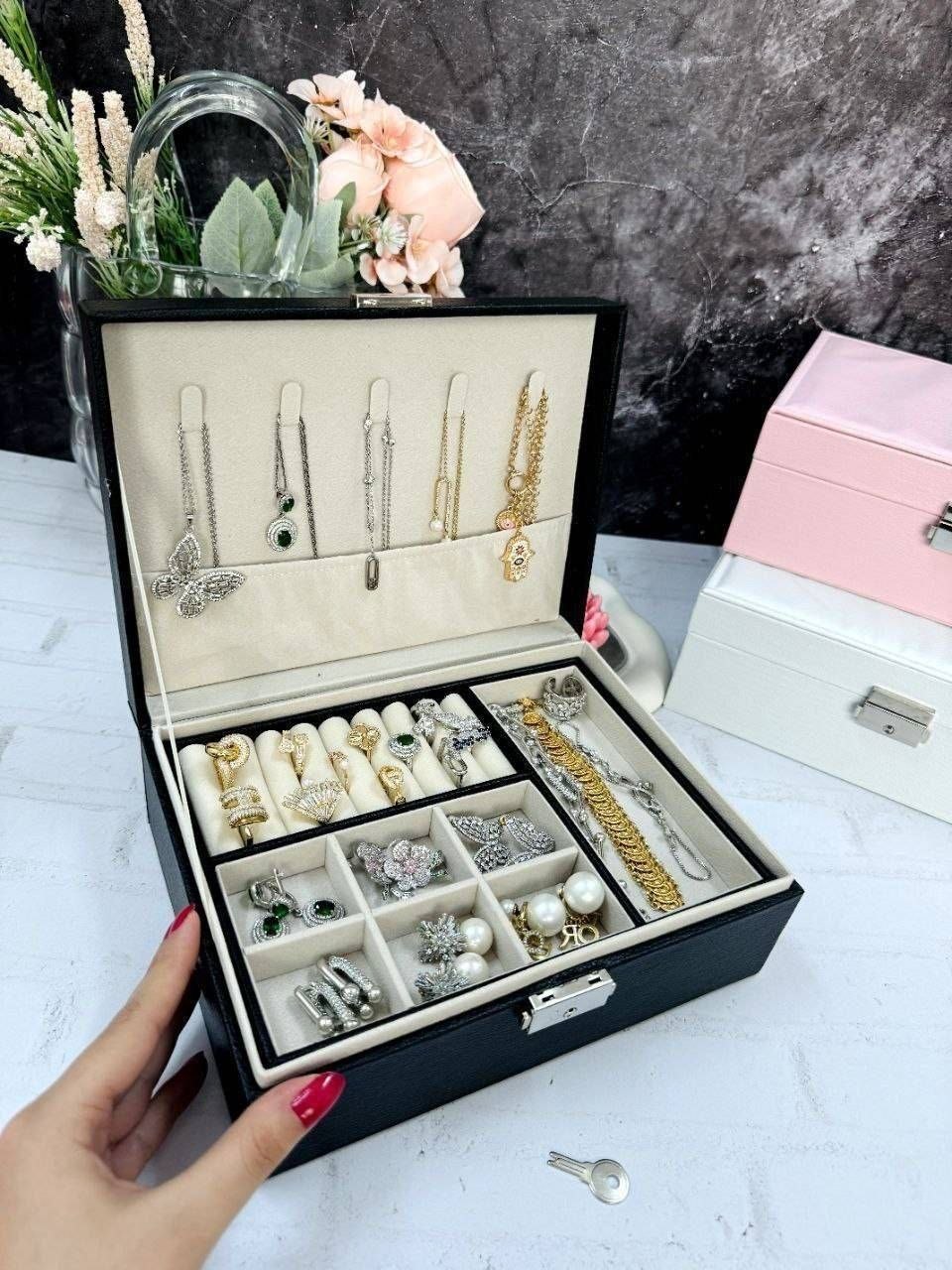 جعبه جواهرات دو طبقه