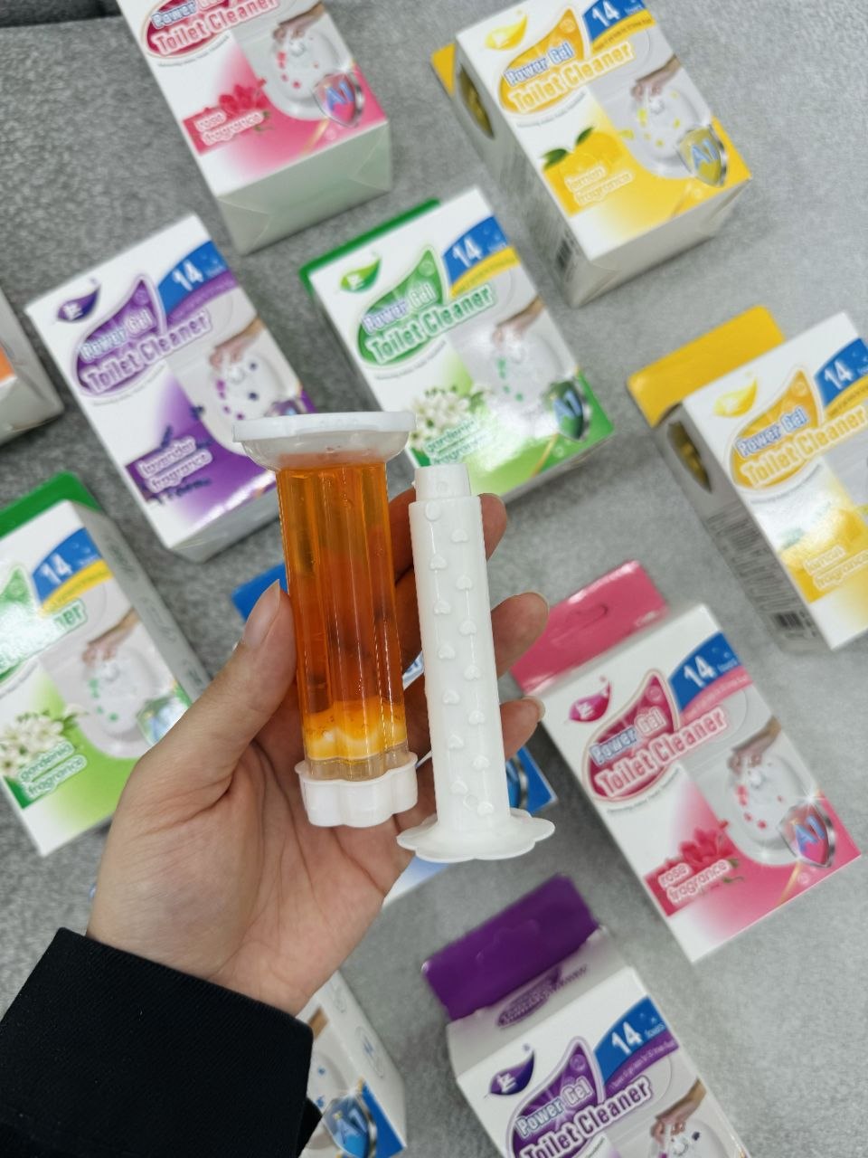 بوگیر و ژل تمیز کننده استامپ