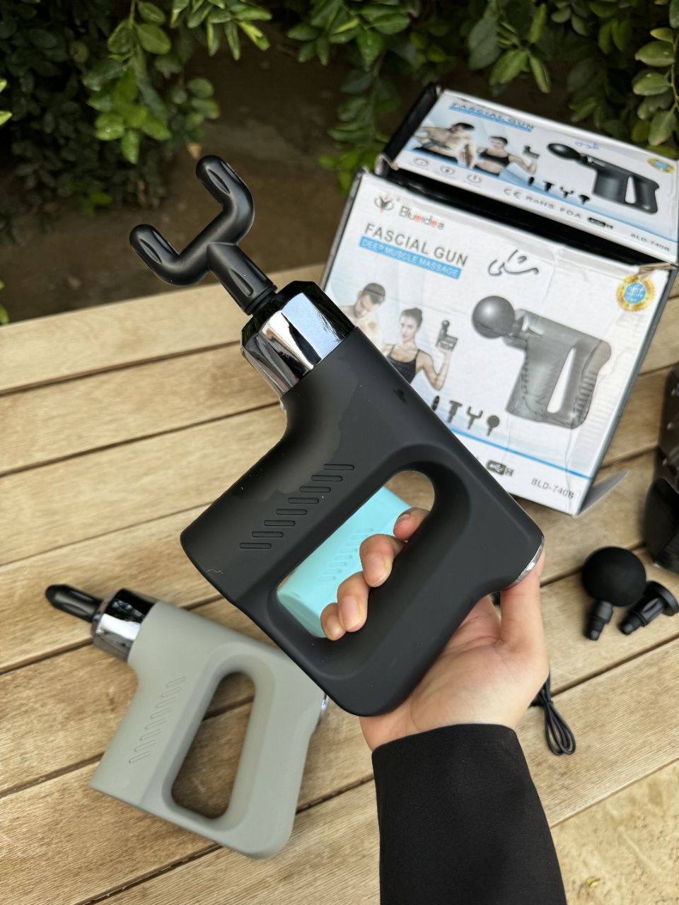 ماساژور تفنگی مدل BLD-740B مدل BLUEIDEA